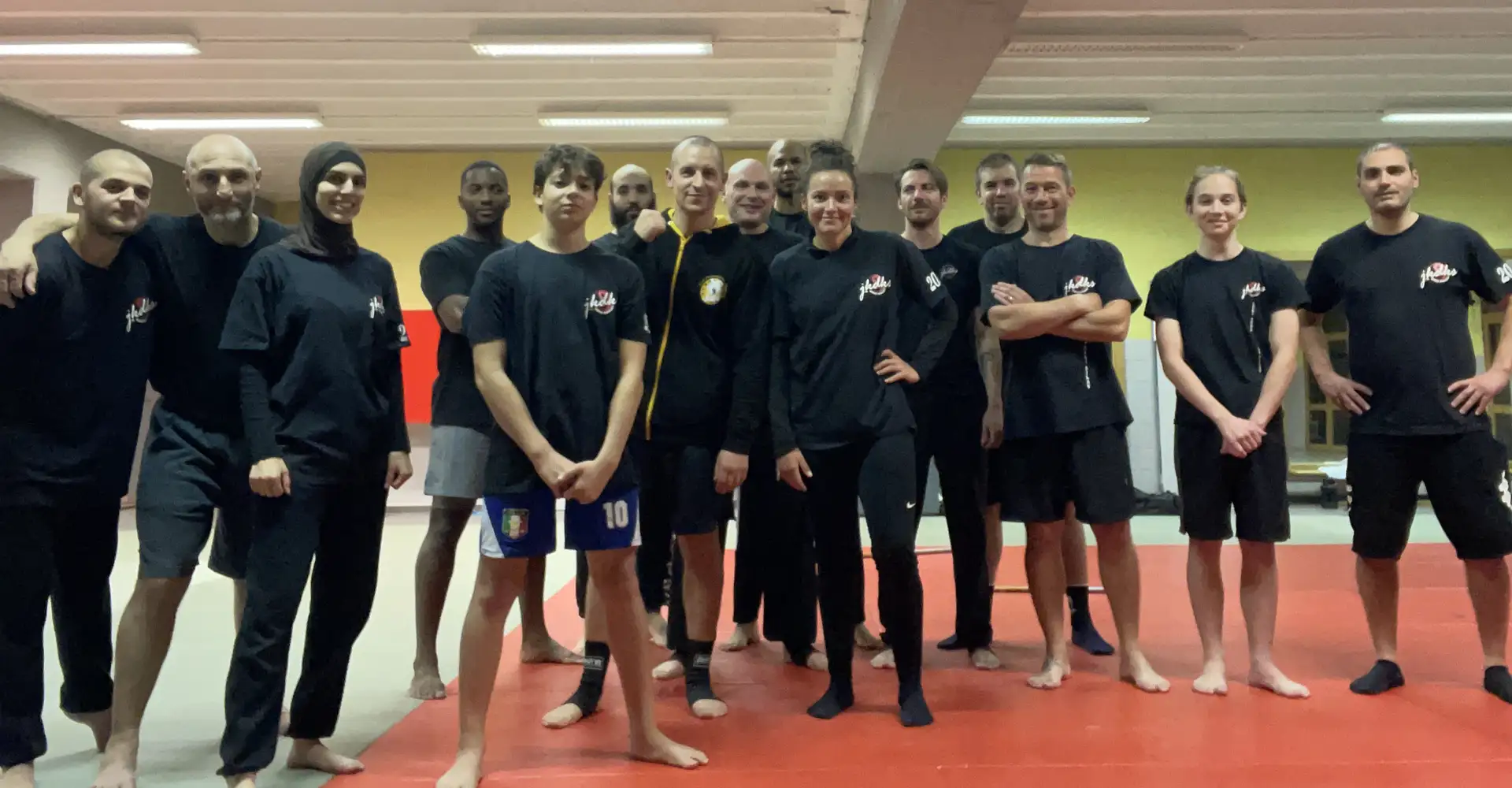 Pratiquants du club Jeet Kune Do Kali Silat